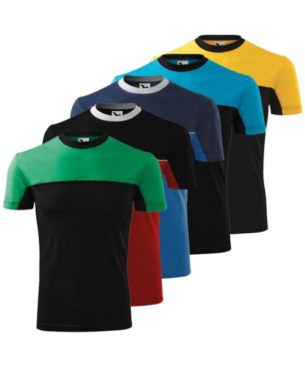 5 tricouri pentru barbati multicolor